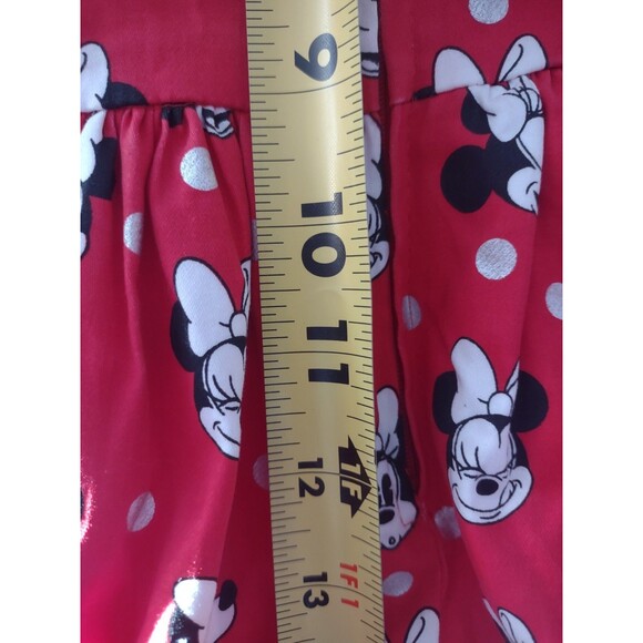 Disney Store Mickey Minnie Mouse Tutu Tulle Red Sleeveless Dress Sz 3 Polka Dot - Picture 13 of 13
